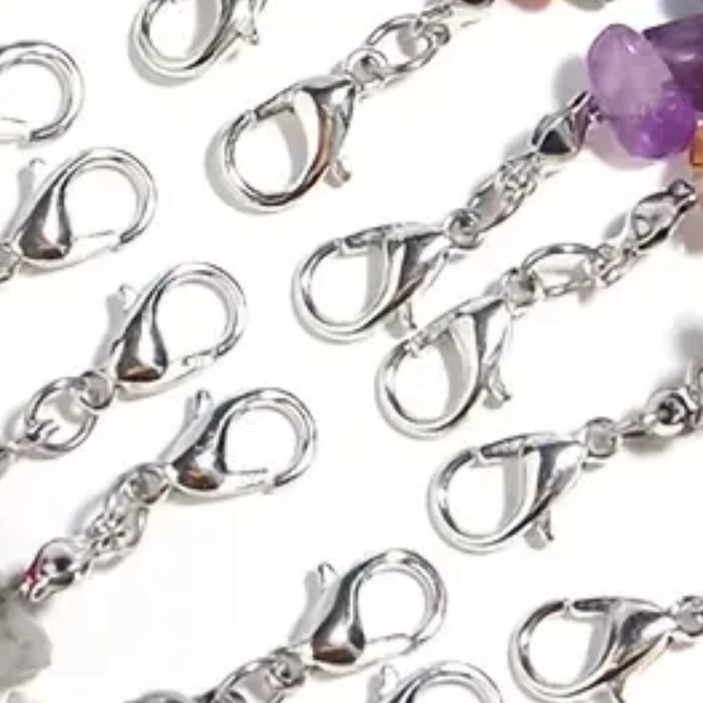Amethyst Smooth Stone Bracelet Lobster Clasp π NEW - Picture 3 of 5